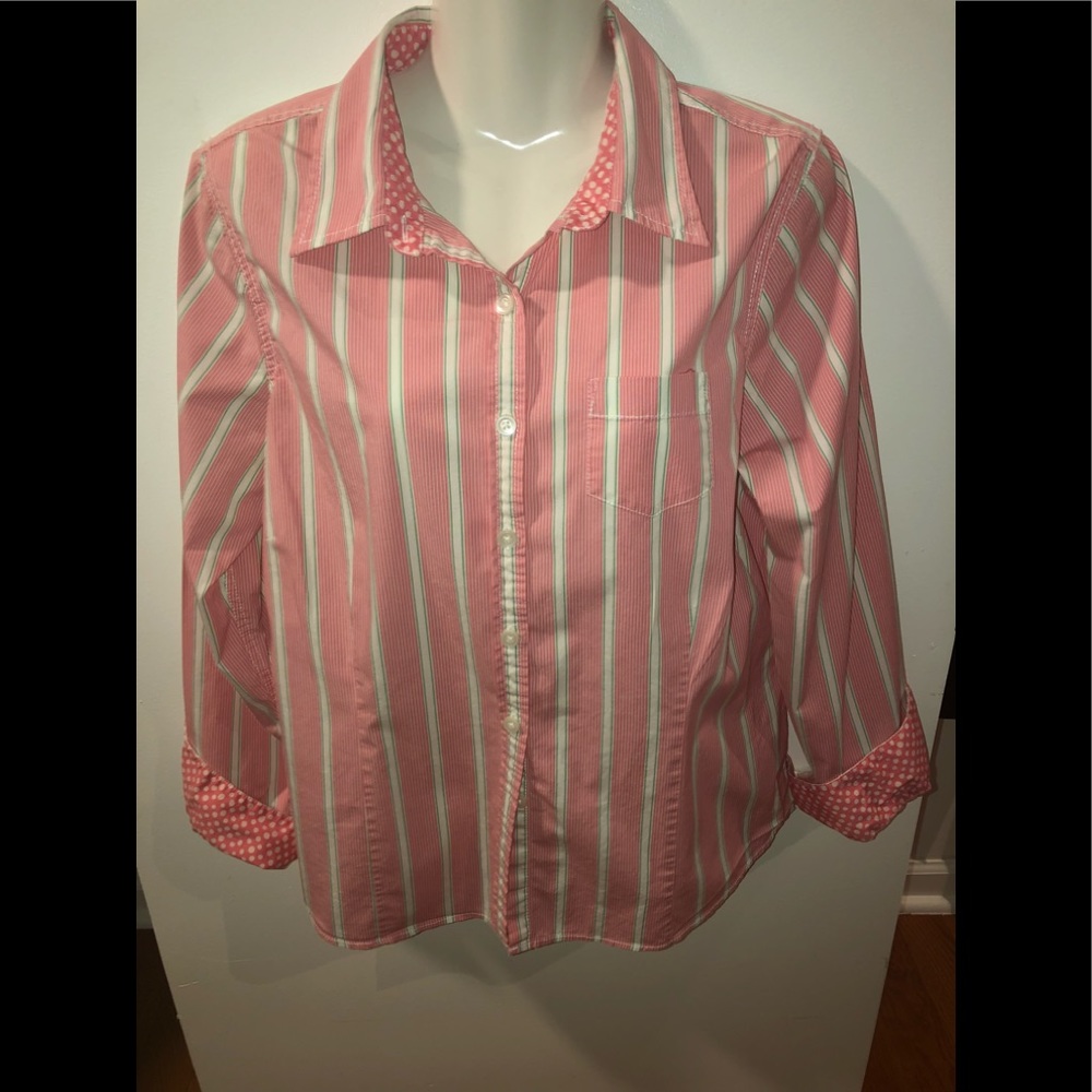 Ll Bean Cute Button Down - image 1